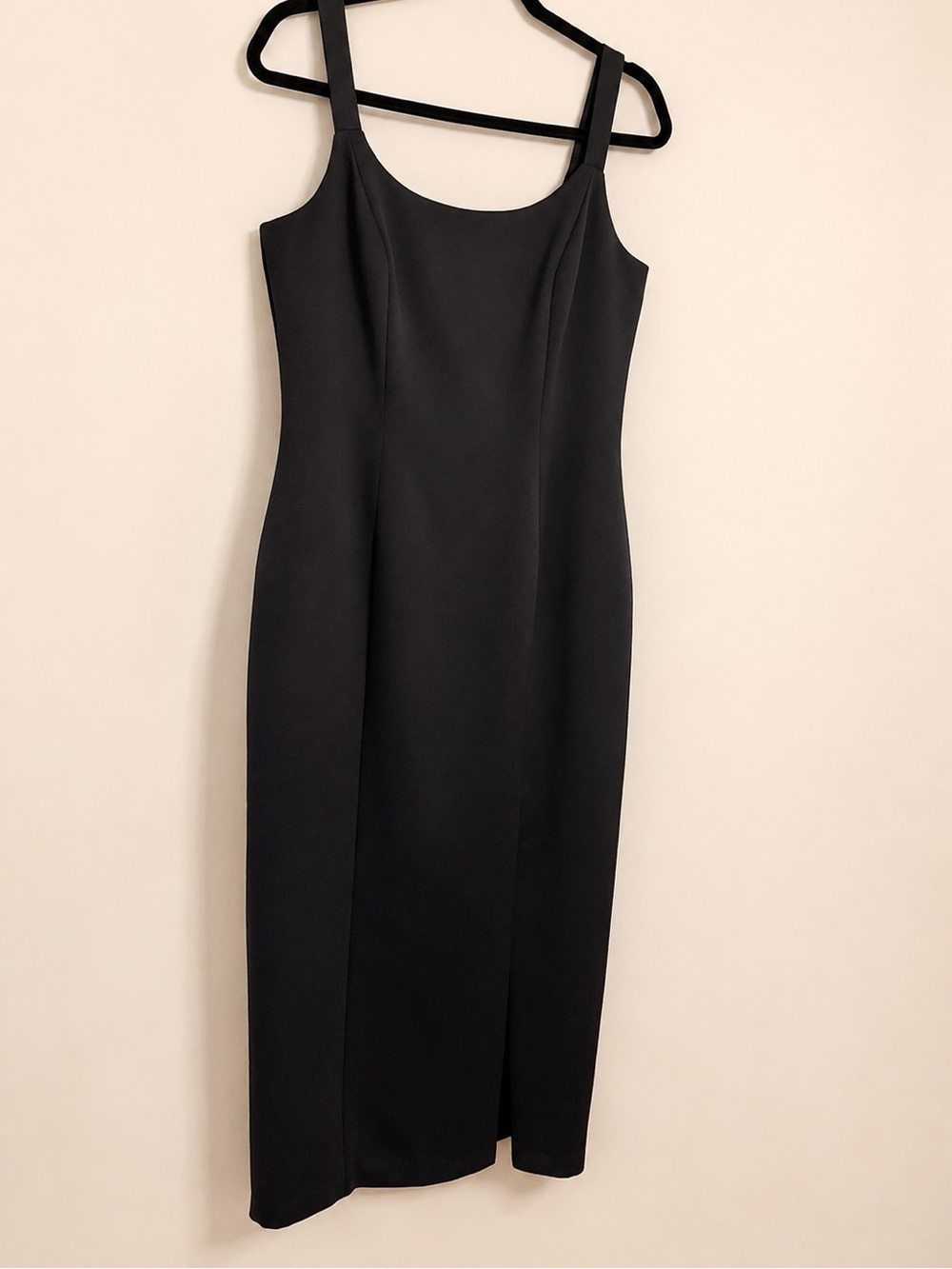 Alex Evenings Black Sheath Midi Dress Size 10 - Picture 2 of 8